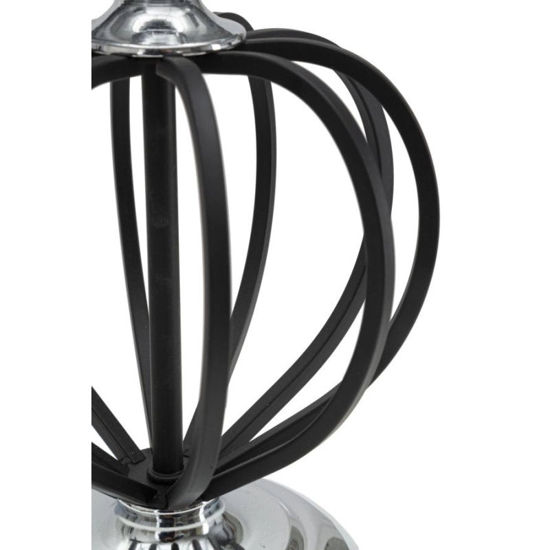 Lampadelle A Da Tavolo Darky Silver cm ø28x44,5