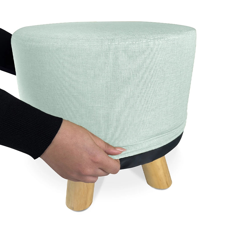 Pouf divano, pouf poggiapiedi verde tiffany – Nemo - SG20NEPL
