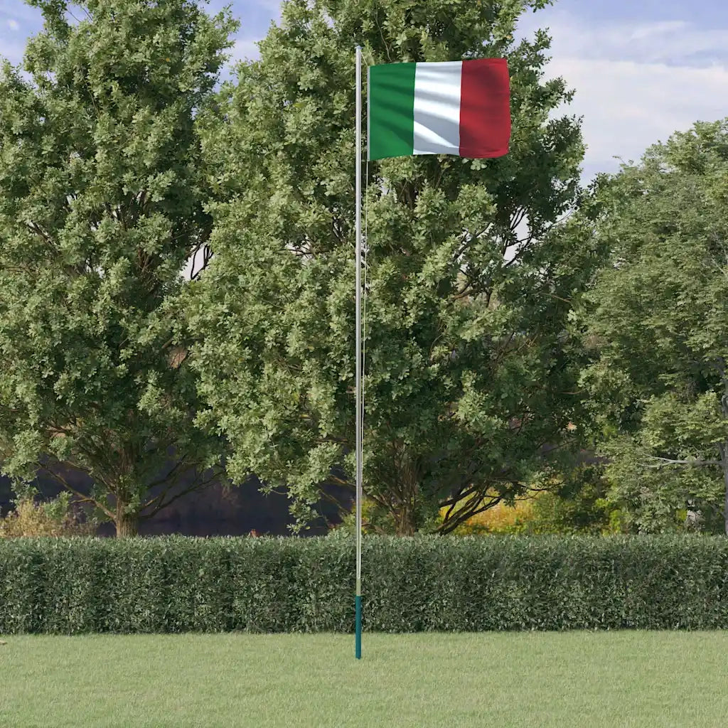 Asta e Bandiera Italia 6,08 m Alluminio 3147097