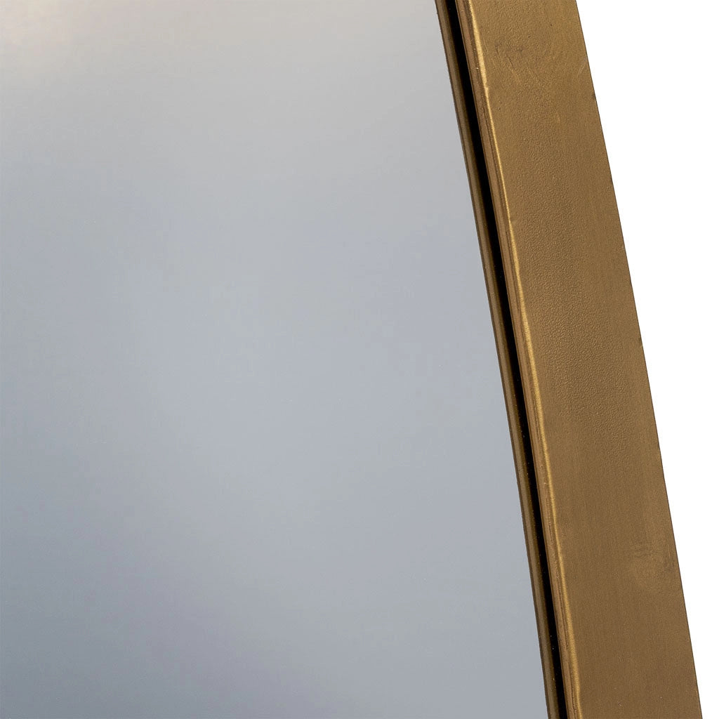 Specchio parete metallo 97.5x35x02h cm
