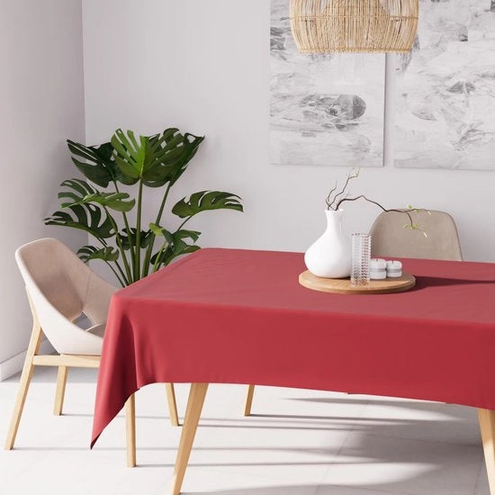 Set di lenzuola Soleil d'ocre, Polyester, Rosso, 140 x 200 cm