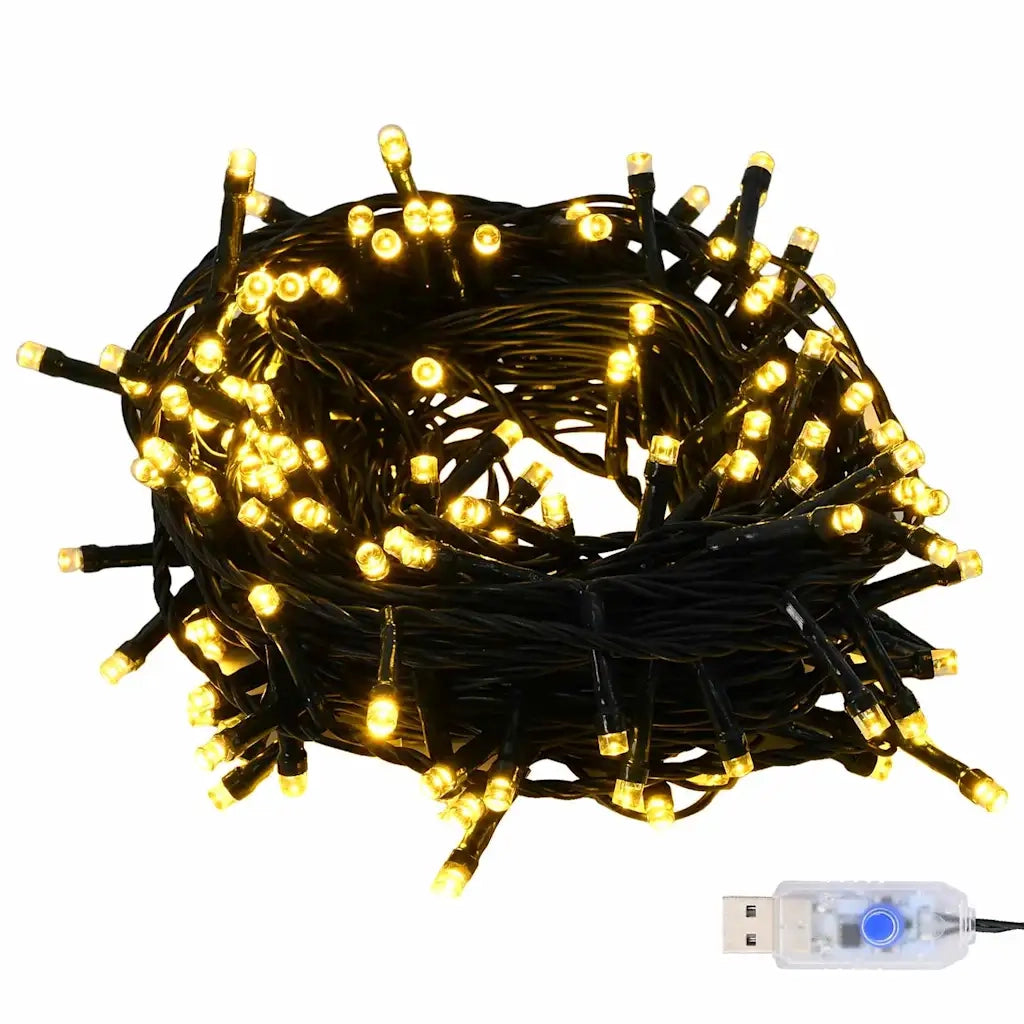Set di Palle di Natale con 150 LED 61 pcs Nero Plastica 42018827