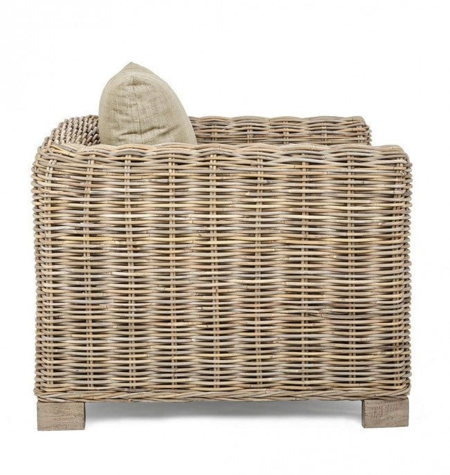 Poltrona 89x90x83h cm con Cuscini Fortaleza
