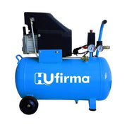 Hu-firma HUCAF-50L Compressore d'aria 50 lt 2 HP 230V Trasmissione Diretta Monocilindrico 8 bar