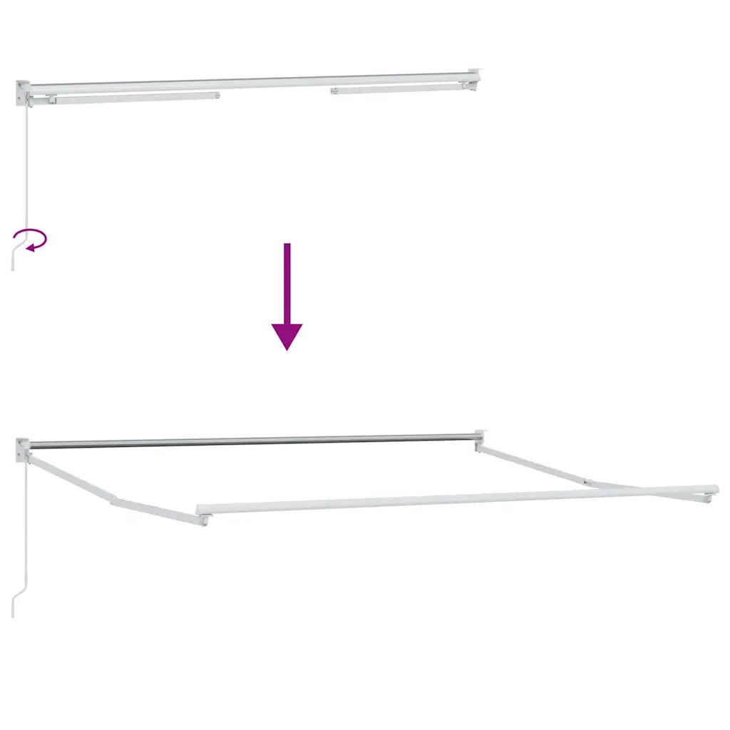 Tenda da Sole Bianco 300 x 250 x 165 cm Poliestere 3330077