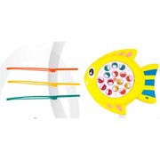 Trade Shop - Gioco Della Pesca Con Musica E Suoni Gioco Da Tavolo Per 3 Giocatori 15 Pesci -