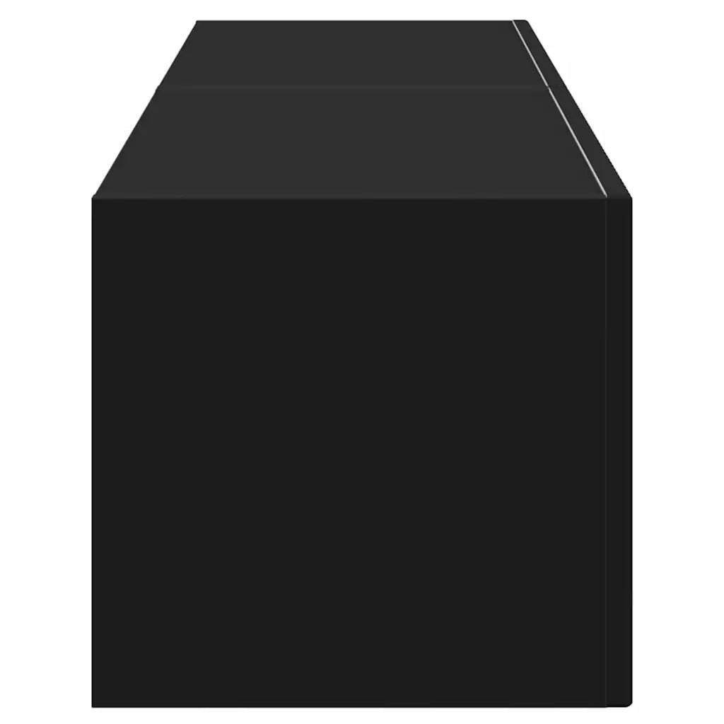 Mobile TV da parete 2 pcs Nero 60 x 31 x 29,5 cm 892192