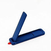 Sostegno mobile orizzontale e verticale pieghevole per smartphone - blu