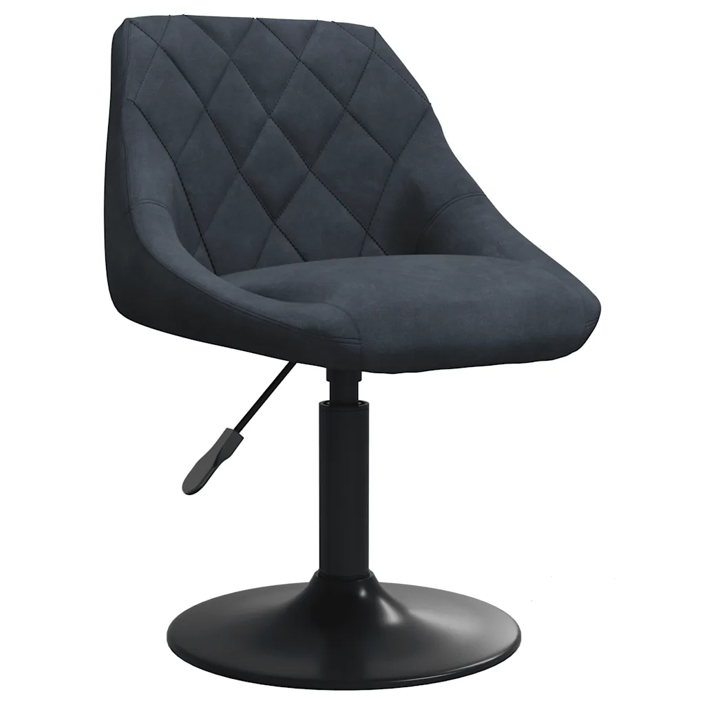 Sgabello da Bar Grigio Scuro in Velluto 335317