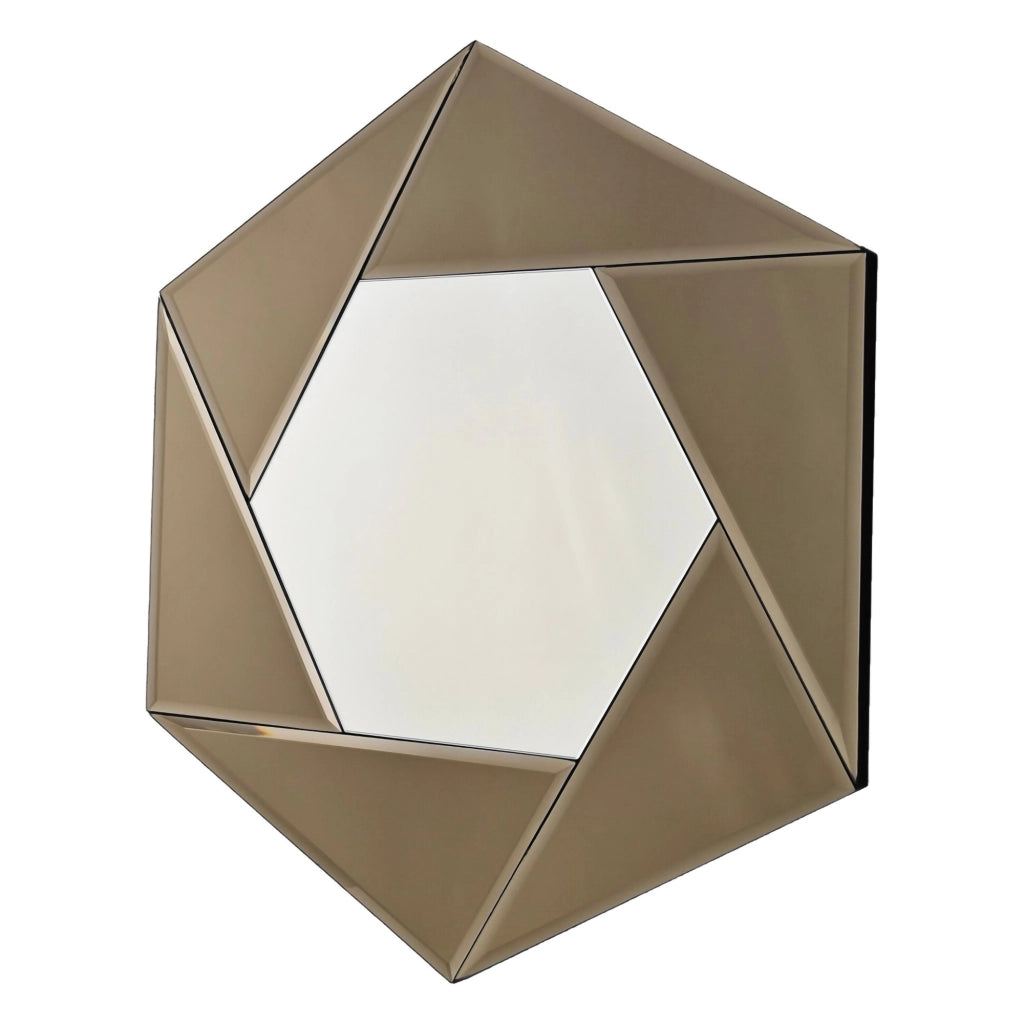 Ciglie, Specchio Forma Rombo, 60x70h cm Argento