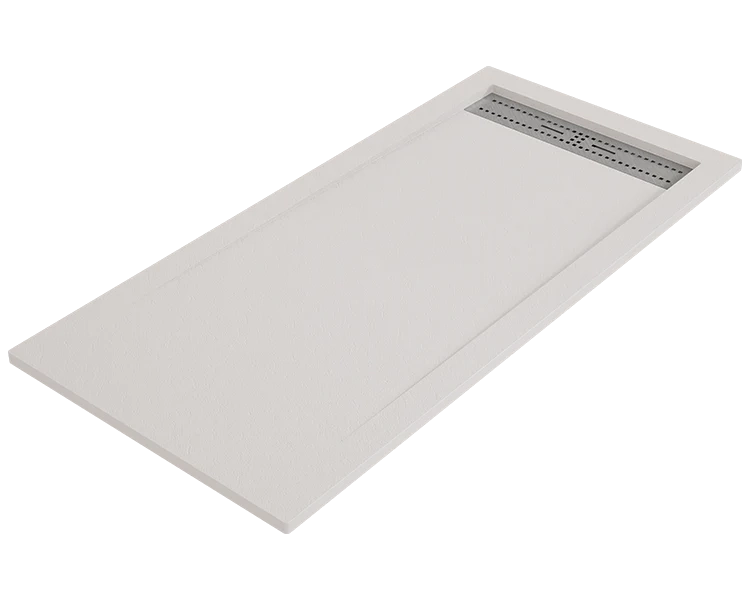 Piatto doccia BIDAI 90x150 cm Sabbia griglia in acciaio