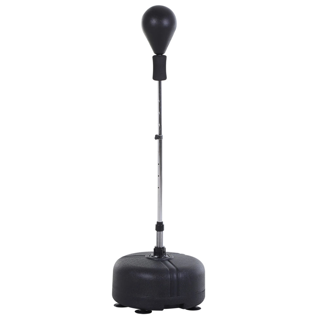 Set da Boxe con Punching Ball ¨C Minimal ¨C 136-154 cm, nero