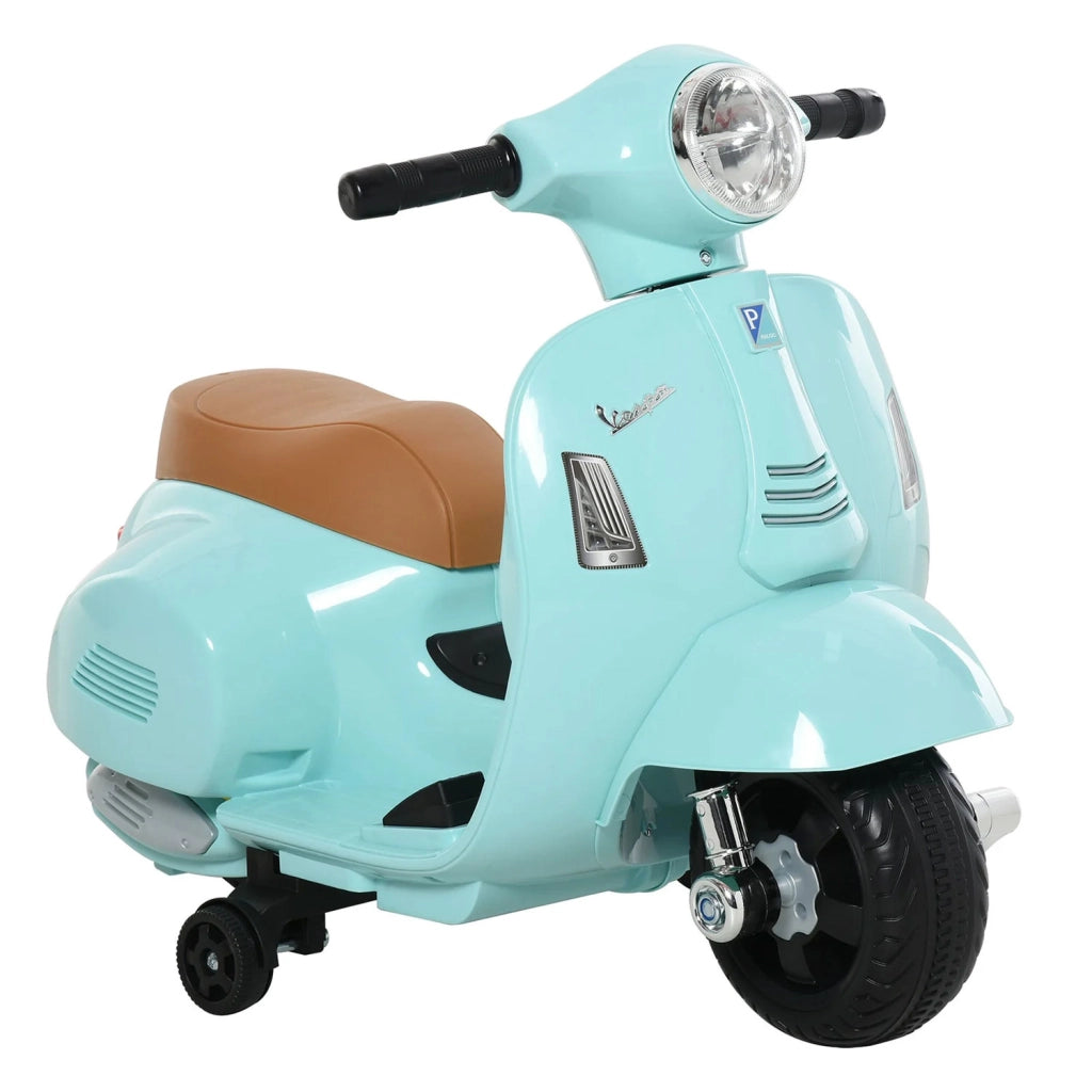 Scooter Elettrico per Bambini Licenza Ufficiale Piaggio Vespa Small 7,2V 2,5Ah Verde