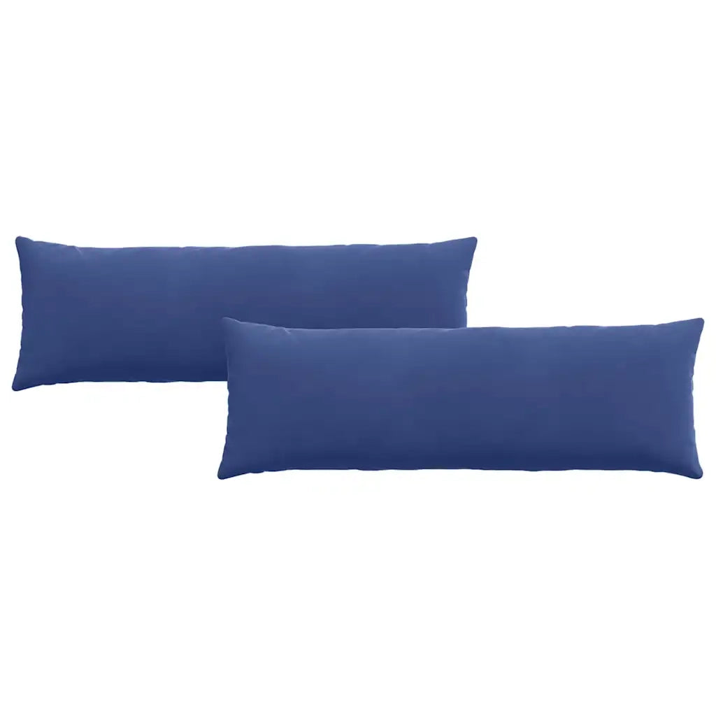 Cuscini da Divano 2 pz-Set di 2 Cuscini per Sofa Blu Polizia 120 x 40 cm