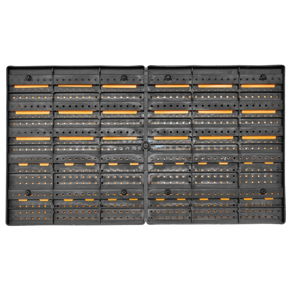 Kit Contenitori 32 pz con Pannelli a Parete Giallo e Nero 151832