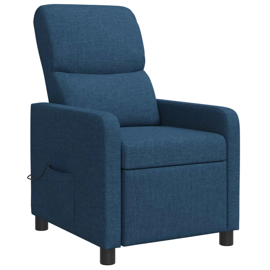 Poltrona reclinabile Blu Tessuto 42034837