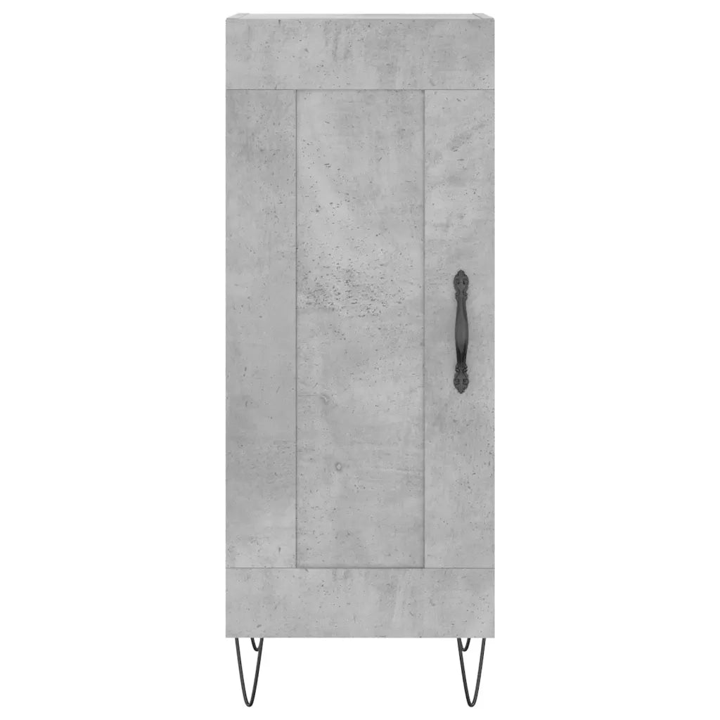 Credenza Grigio Cemento 34,5x34x180 cm in Legno Multistrato 3199141