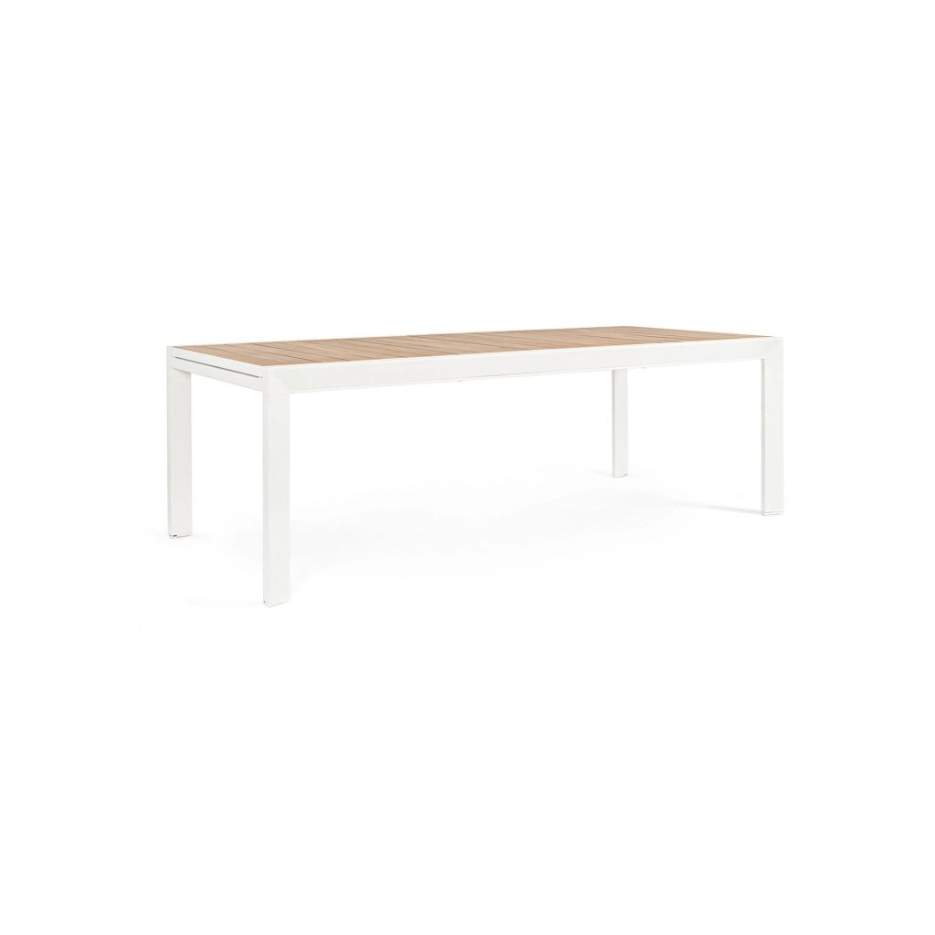 Tavolo Al.Belmar 220-340x100 Bianco YK11