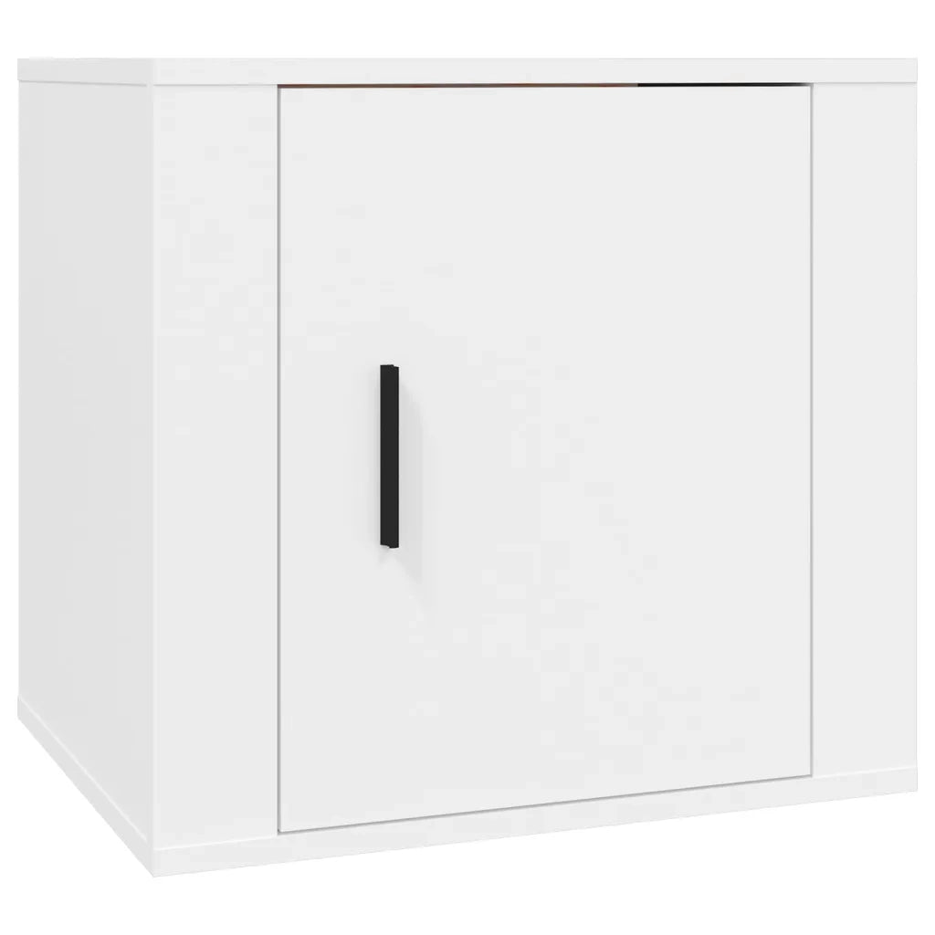 Set di 2 Comodini | Armadio da Notte | Mobiletto da notte Bianca 50x39x47 cm