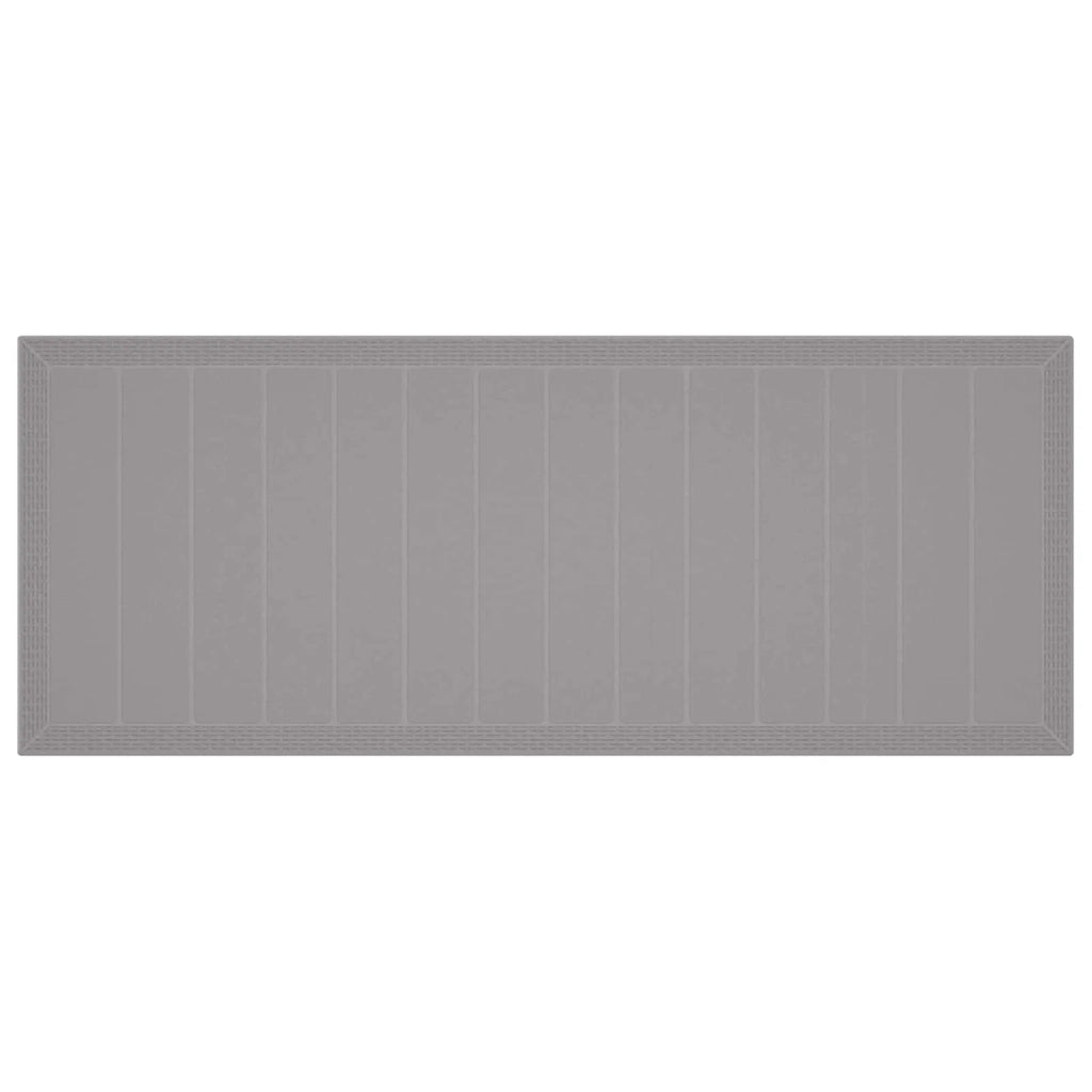 Set da Pranzo per Giardino 11 pcs Grigio chiaro Polipropilene 3378607