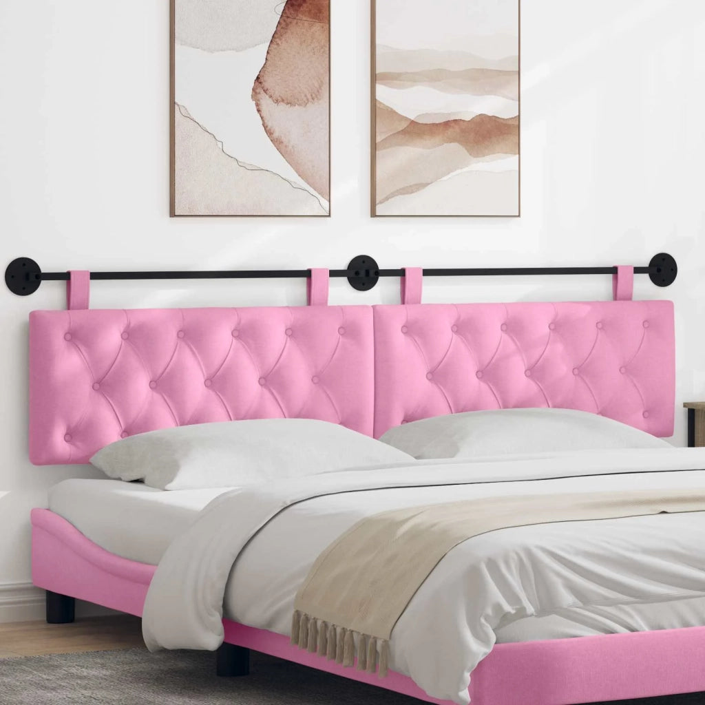 Testiera | Testata sospesa Rosa Tessuto