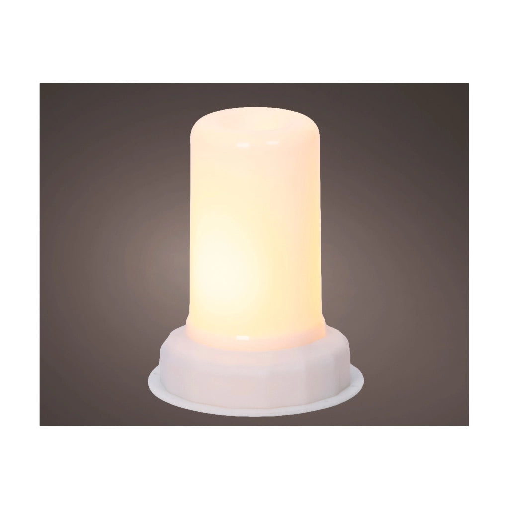 Candela plt con fiamma LED d7,5x9,5