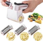 Set di raspati rotondi per verdure e frutta, manuale, con molle per noci e formaggio parmesano