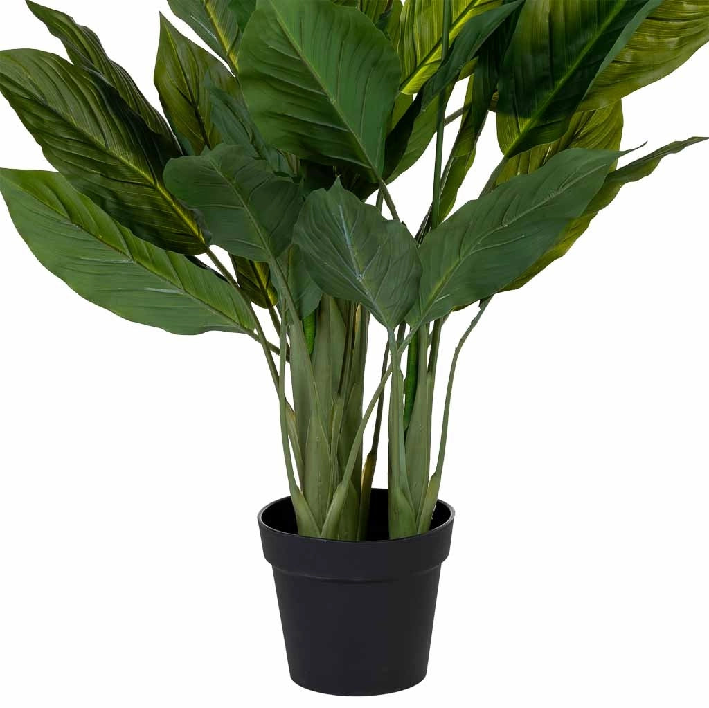 Anthurium artificiale decorativo verde 100x100x125
