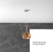 SOSP. OTTONE SAT. 1 LUCE PICCOLA RAME 1155OS-SP-RA