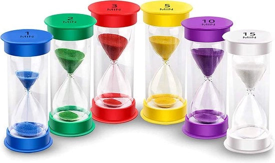 Timer di Sabbia per Bambini - Sabbia Colorata - 6