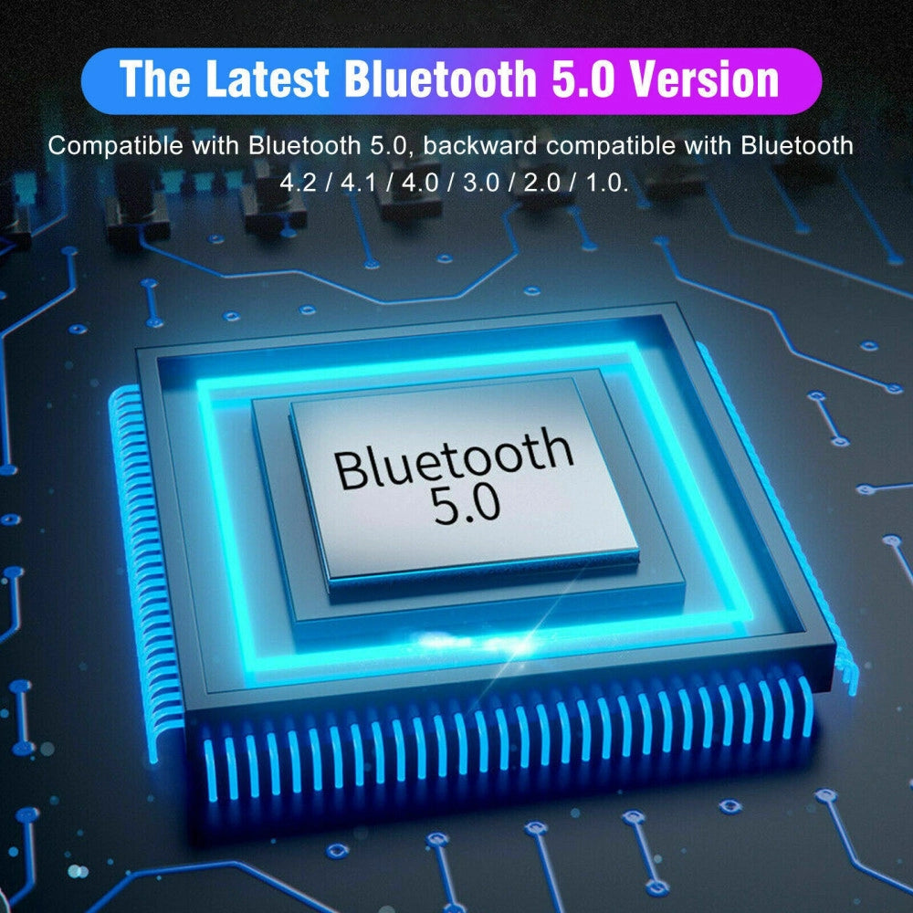 Trade Shop - Trasmettitore Ricevitore Bluetooth 5.0 Aux 3,5mm Nfc A Rca Adattatore Audio Usb -