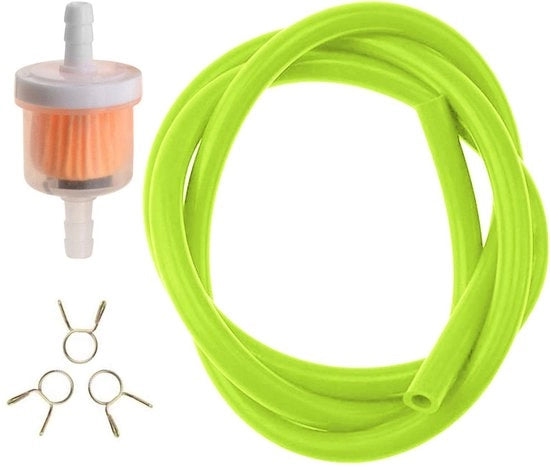 Filtro a carbone 5mm - Sostituzione per motocicletta a due ruote cinese - Tubo carburante - Clip estivo di fissaggio - Alta qualità - Adatto per ATV/CRF/XR/Dirt Pit Bike