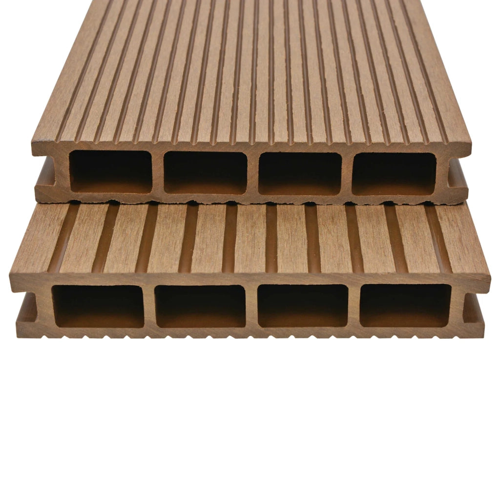 Pavimento da Deck 60 pcs Colore Teak WPC 3444785