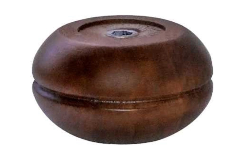 Piede Cipolla H50 D95Legn Noce - Masidef