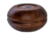 Piede Cipolla H50 D95Legn Noce - Masidef