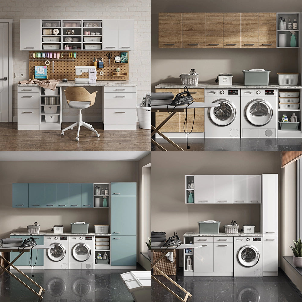 Vicco Base universale Sonoma 30 cm con anta, con piano di lavoro