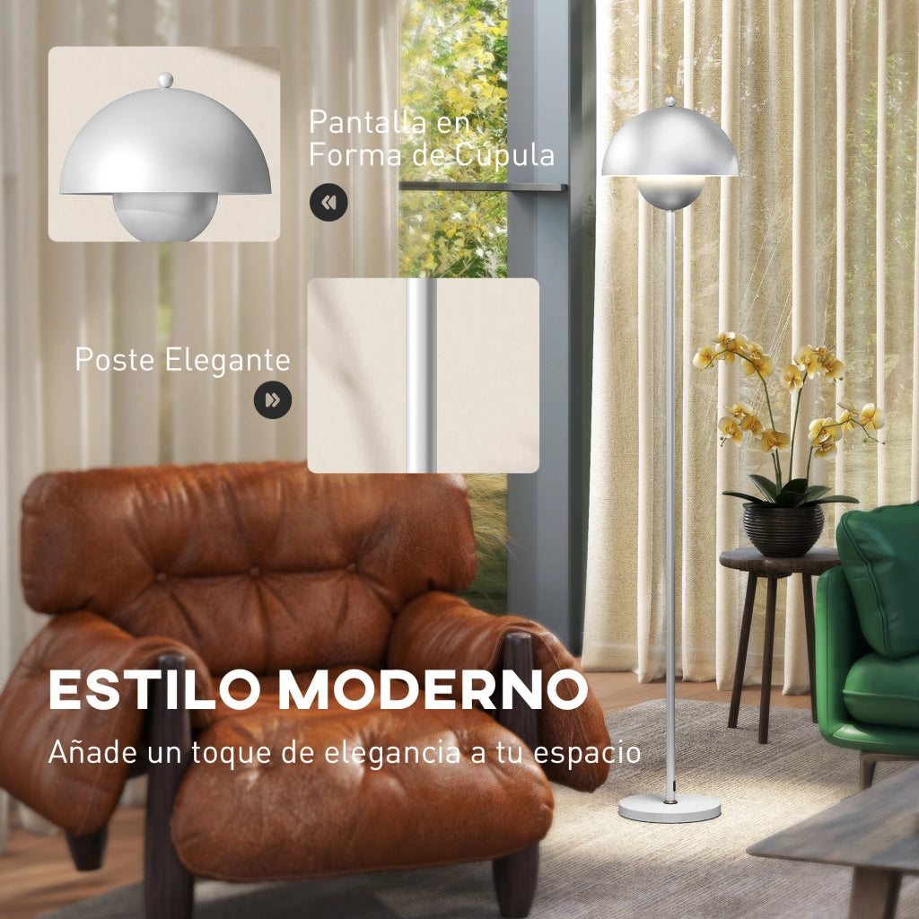 Lampada da Terra Moderna per Salotto ¨C Minimal ¨C Grigio ?30x155 cm