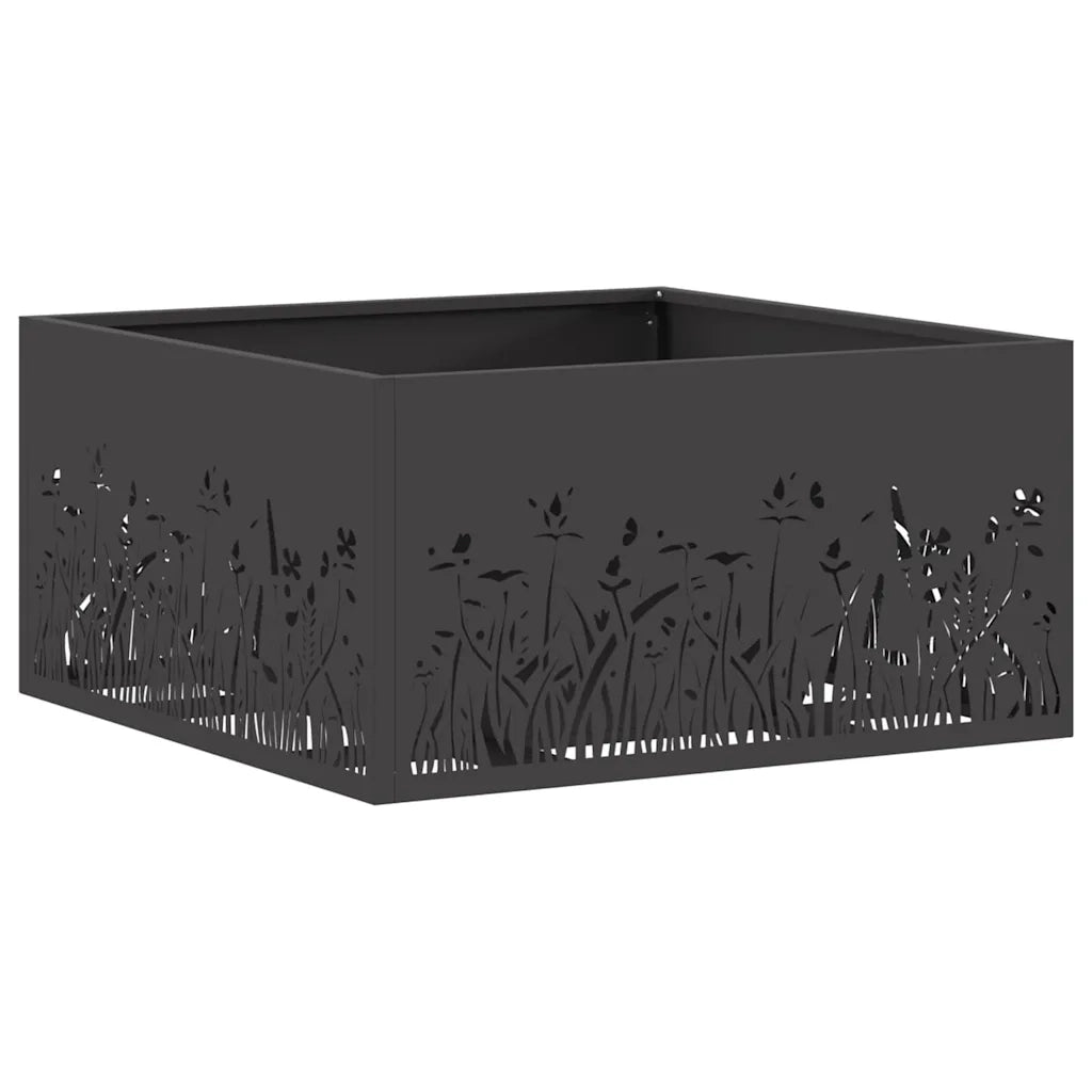 Focolare Nero 60 x 60 x 30 cm Acciaio CFW4808658