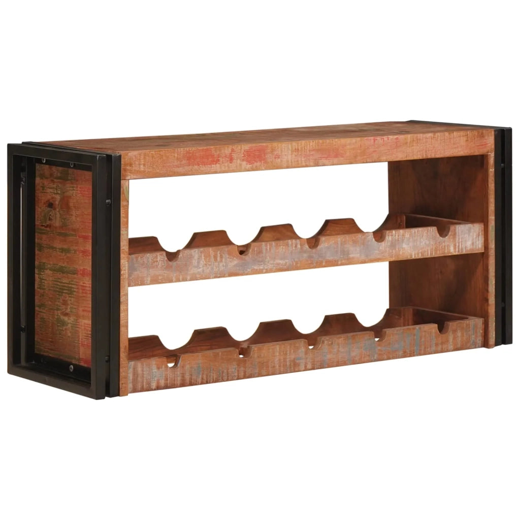 Portabottiglie 100 x 45 x 33 cm Legno massello riciclato CFW5927877