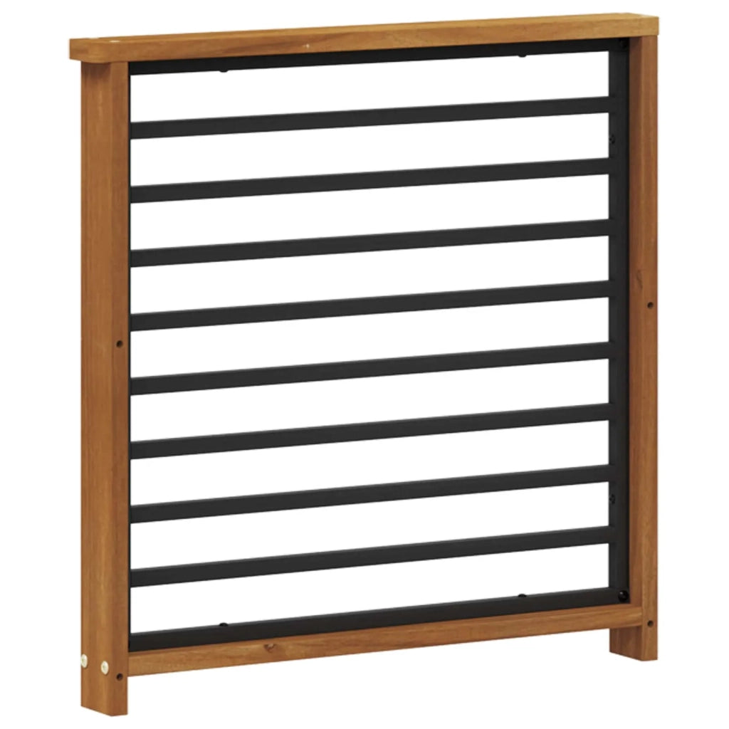 Bracciolo 2 pcs Naturale 60 x 6 x 61 cm 900523