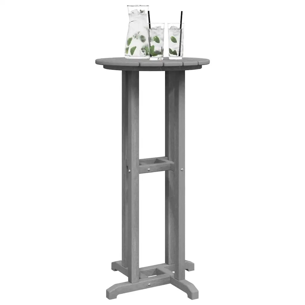 Tavolo da bar Grigio chiaro 55 x 55 x 107 cm Polietilene 42006609