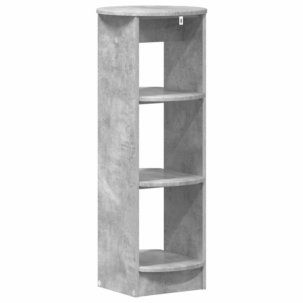 Mobile laterale Grigio Cemento 40 x 40 x 100 cm 899846