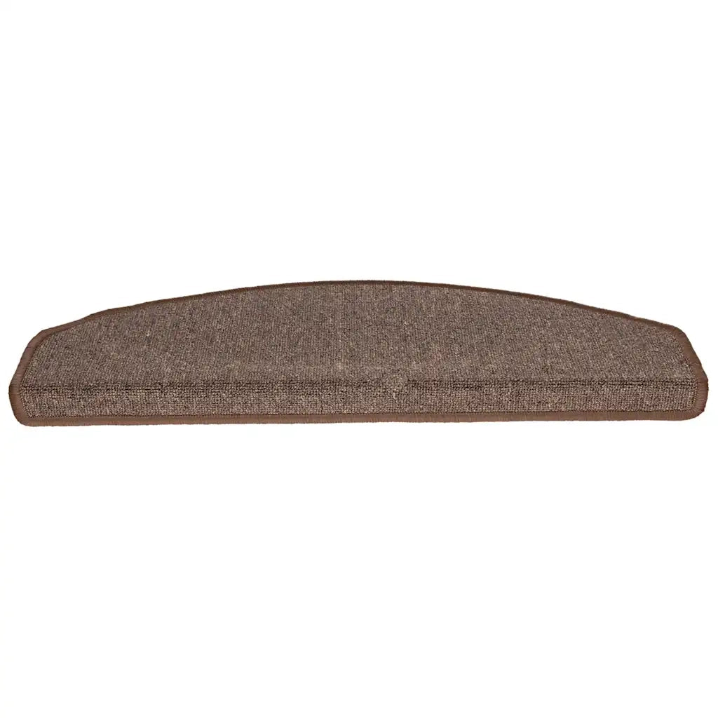 Tappetini per scale 30 pz 65x24x4 cm Marrone caffè Semicircolari Grandi 3365753