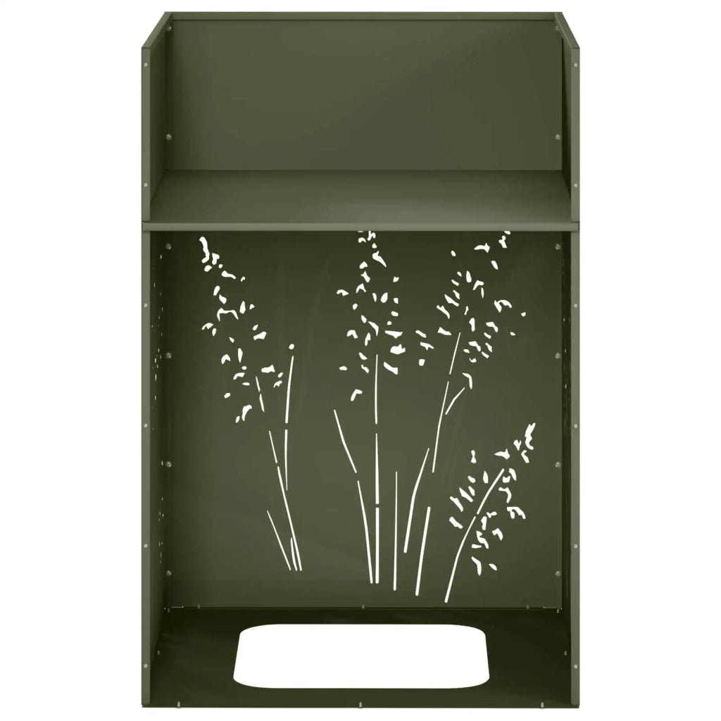 Vaso da giardino Verde Oliva 50 x 50 x 75 cm 8005770