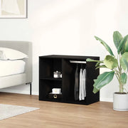 Mobiletto Cosmetico con lo scaffale Rovere Nero 80 x 40 x 65 cm 862788