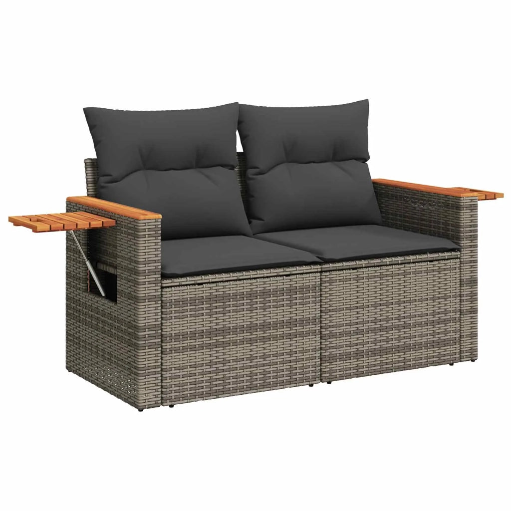 Set Divano da Giardino 13 pcs Grigio polyrattan 3363103