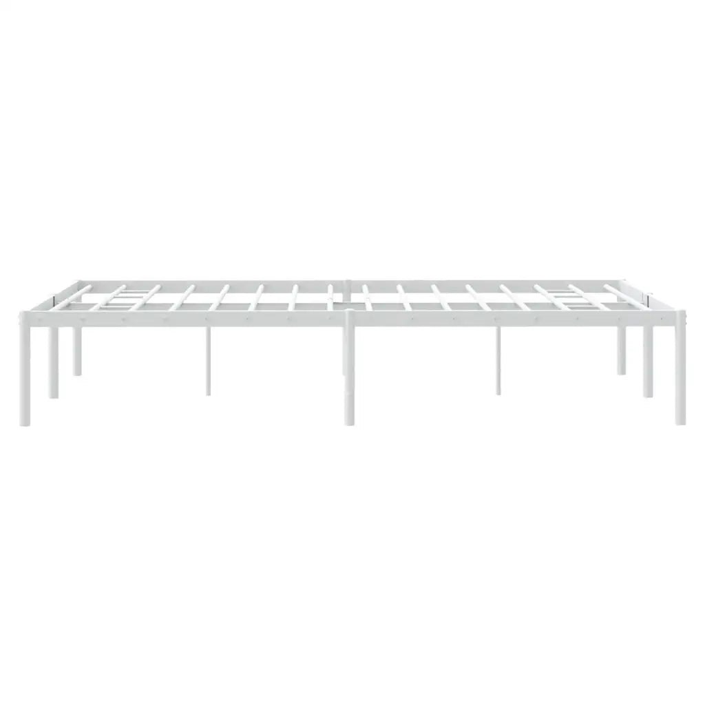 Giroletto-Struttura Letto in Metallo Bianco 120x190 cm 531429