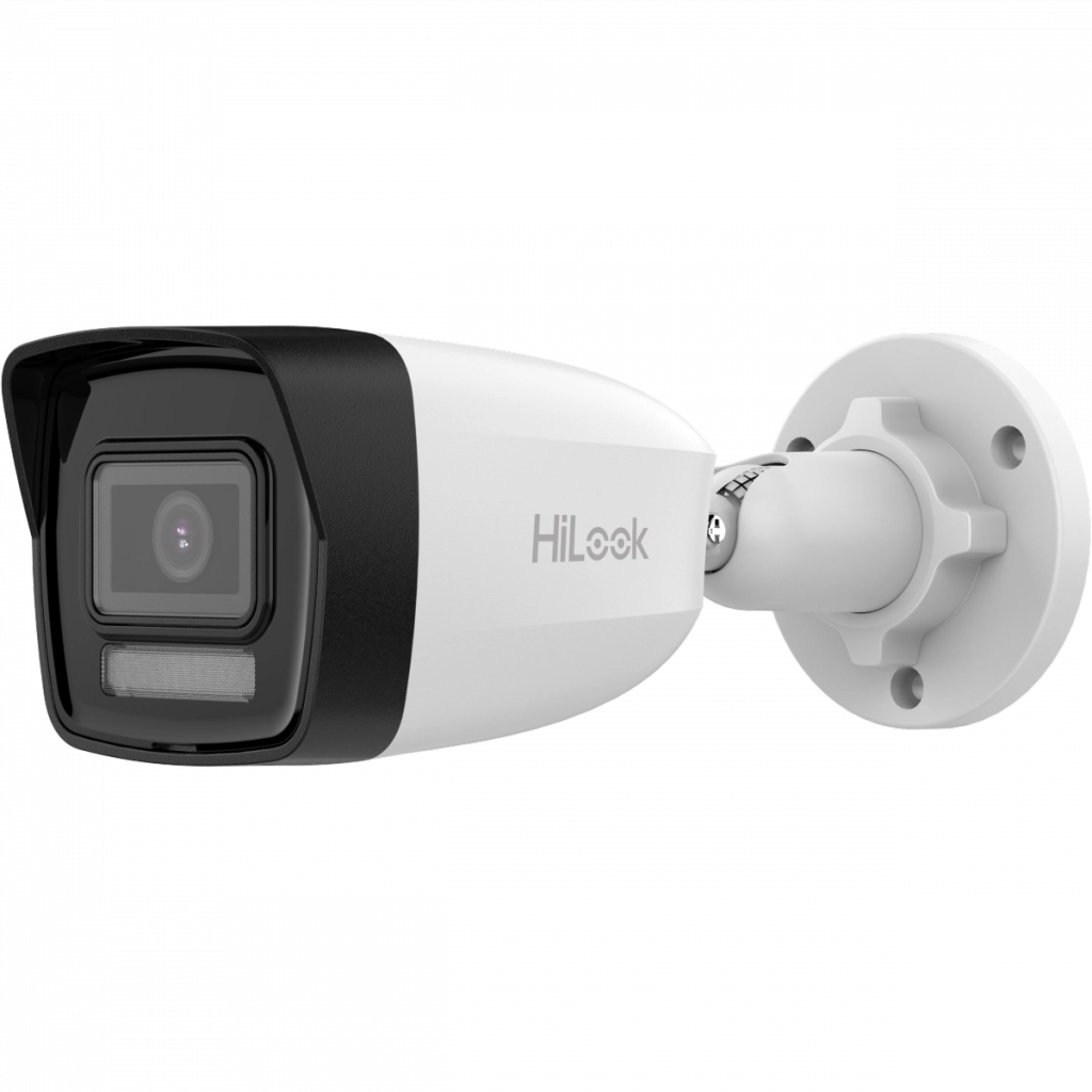 Telecamera Bullet IP, 6 MP ottica 2.8 mm doppia illuminazione  microfono