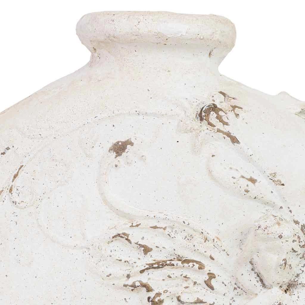 Vaso in magnesio bianco, 34x16x37 cm (altezza)