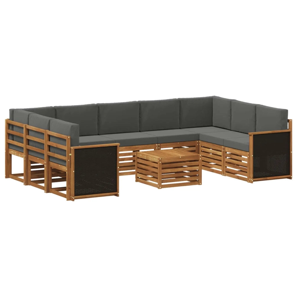 Set divani Legno di Acacia Massello 3384853